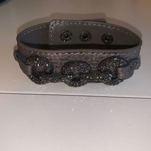 Gray sparkle bracelet
